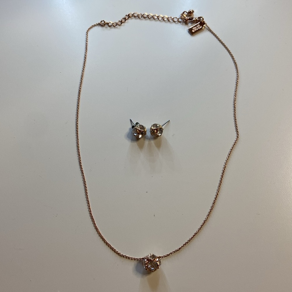Kate spade necklace and matching earrings